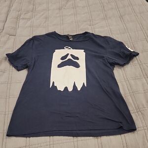 District Navy Blue Miller Lite Short Sleeve Tee Size L!